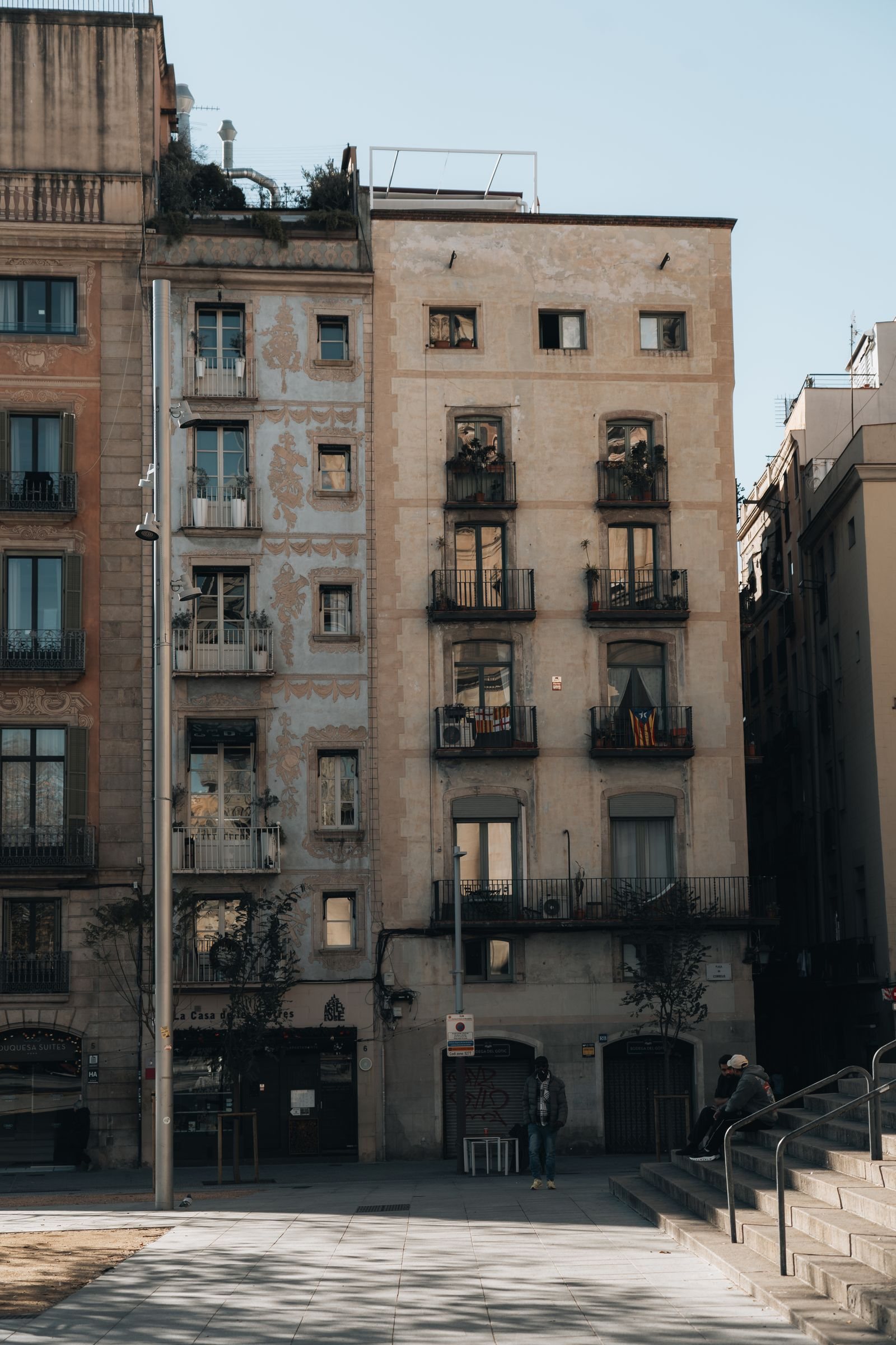 Edificios de viviendas del ensanche de Barcelona